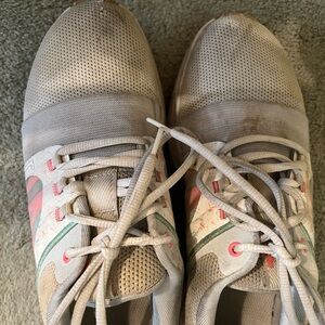 Under Armour Gray and Pink Running Shoes